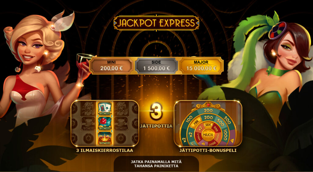 jackpot express yggdrasil slot kolikkopeli